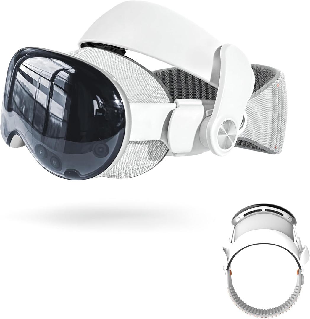 Head Strap for Apple Vision Pro, Adjustable and Comfortable Strap for Vision Pro,Replacement VR Headstrap for Vision Pro Accessories.