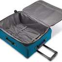 American Tourister Pop Max Softside Luggage with Spinner Wheels, Teal, 3-Piece Set (21/25/29)