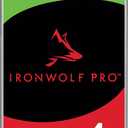 Seagate IronWolf Pro, 4 TB, Enterprise NAS Internal HDD CMR 3.5 Inch, SATA 6 Gb/s, 7,200 RPM, 256 MB Cache for RAID Network Attached Storage (ST4000NT001)