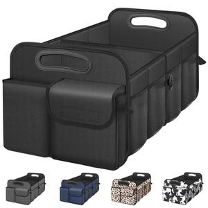 Femuar Car Trunk Organizer with Large Capacity Waterproof Car Accessories for Women & Men, Collapsible Trunk Organizer for Suv/Jeep/Sedan (Grey, Standard)