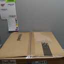 Stainless Steel Litter Box with Lid, XL Extra Large Enclosed Cat Litter Box Fits All Cats Modular Design with Flip Cover, Top Entry Metal High Sided Cat Box & Pedal & Scoop (White)