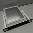 VANITII GLOBAL Vanity Makeup Mirror with Lights 9”x12” Hollywood Mirror with Music Speaker Dimmable 3 Color Lighting Light up Mirror with 10X Magnification 360 Degree Rotation for Bedroom Bathroom