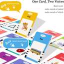 Startcan Talking Flash Cards for Toddlers 1 2 3 4 5, Speech Therapy Toys Autism Toys, ABC 123 Sight Words Etc - 255 Cards-510 Sides, Educational Learning Interactive Toys with Giftable Package, Medium