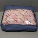 LELVA Romantic Roses Print Duvet Cover Set with Bed Skirt Pink Lace Ruffle Floral Shabby Chic Bedding Sets King 4 Piece