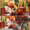 Mini city with trees