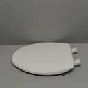 Little2Big Toilet Seat with Built-In Potty Training Seat, Slow Close, Durable Plastic, Made in USA, ELONGATED, White