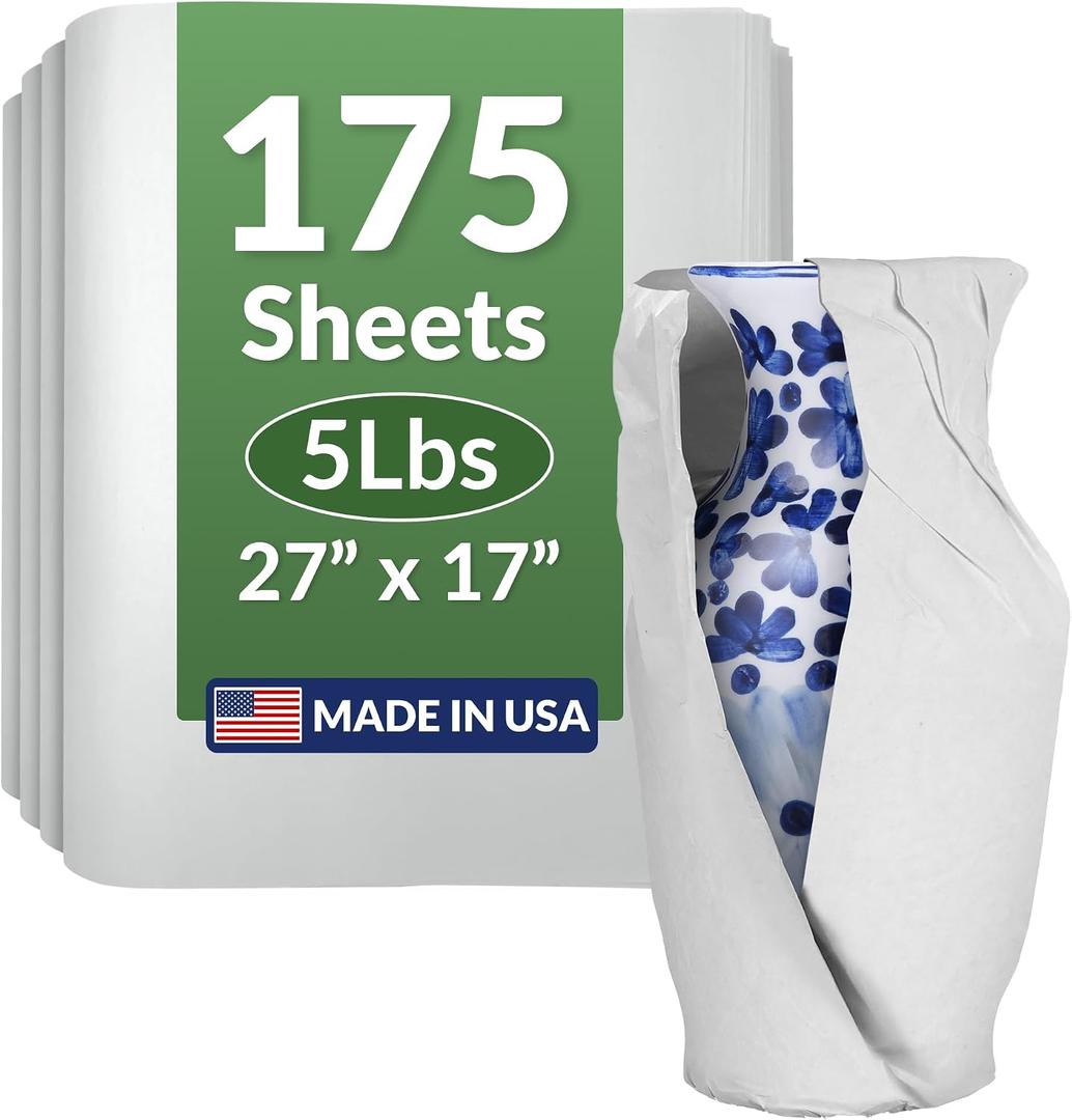 Reli. Newsprint Packing Paper (5 lbs), 175 Sheets | 27" x 17" | Packing Paper Sheets for Moving | Newspaper Box Filler | Perfect for Wrapping, Moving, & Packaging Supplies | Made in the USA