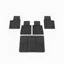 5 Piece All Weather Floor Mats Cargo Liner Protection for Car Flooe