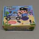 Cocojeci Police Costume for Kids,Police Officer Costume for Girls,Halloween Costumes for Kids Ages 5-10,Toddler Cop Costumes (5-6 Years)