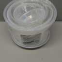 6/8/10 Inch Large Size Clear Nursery Pots with Drainage and Saucers, 9 Pack Plastic Plant Pots for Seedling Starter, Durable Plastic Pots for Indoors