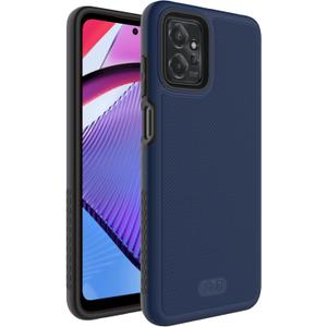 TUDIA MergeGrip Designed for Motorola Moto G Power 5G 2023 Case XT2311 - [NOT FIT Moto G 5G 2023] Military Grade Dual Layer Shockproof Slim Tough Grip Heavy Duty Protective Case Cover - Indigo Blue