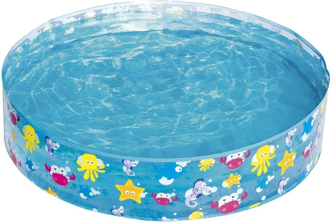 Bestway Fill-N-Fun Paddling Pool - 48 x 10 Inches, Blue, BW55028 Bestway Fill-N-Fun Paddling Pool - 48 x 10 Inches, Blue, BW55028
