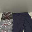 3 Pack Fleece Lined Leggings Women High Waisted Warm Winter Yoga Pants for Women Thermal Running Workout Leggings (Large-X-Large, B-3Pack Black/Grey/Navy)