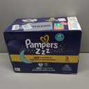 Pampers ZZZ Overnight Diapers, Size 3 (16-28 lbs), 116 Count, Nighttime Protection Disposable Baby Diaper, Night Time Leak and Skin Protection