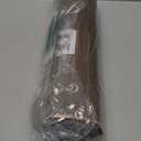 Carvapet 2 Piece Kitchen Rug Set Non-Slip Backing Mat Throw Rug for Kitchen Doormat Runner Rug Set, Motto Design, Coffee (17"x48"+17"x24")