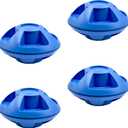 4 Pcs Laundry Bed Sheet Detangler Reduces Sheets Blankets Tangled Wrinkles Save Time Reusable in Washer and Dryer Deep Blue