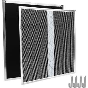 2 Pack HPF30 Range Hood Non-Duct Charcoal Filters Kit, Premium Replacement for Broan HPF30, S97020466 & Mantra/Osmos/Glacier XC Series Ductless Range Hoods, High-Efficiency Activated Carbon Filtration