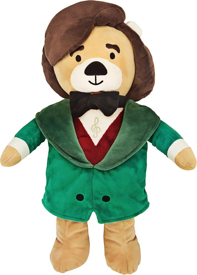 Chopin Plush Bear  Plays 40 Mins of Classical Music, Educational & Soothing Interactive Teddy Bear for Babies & Toddlers, Ideal