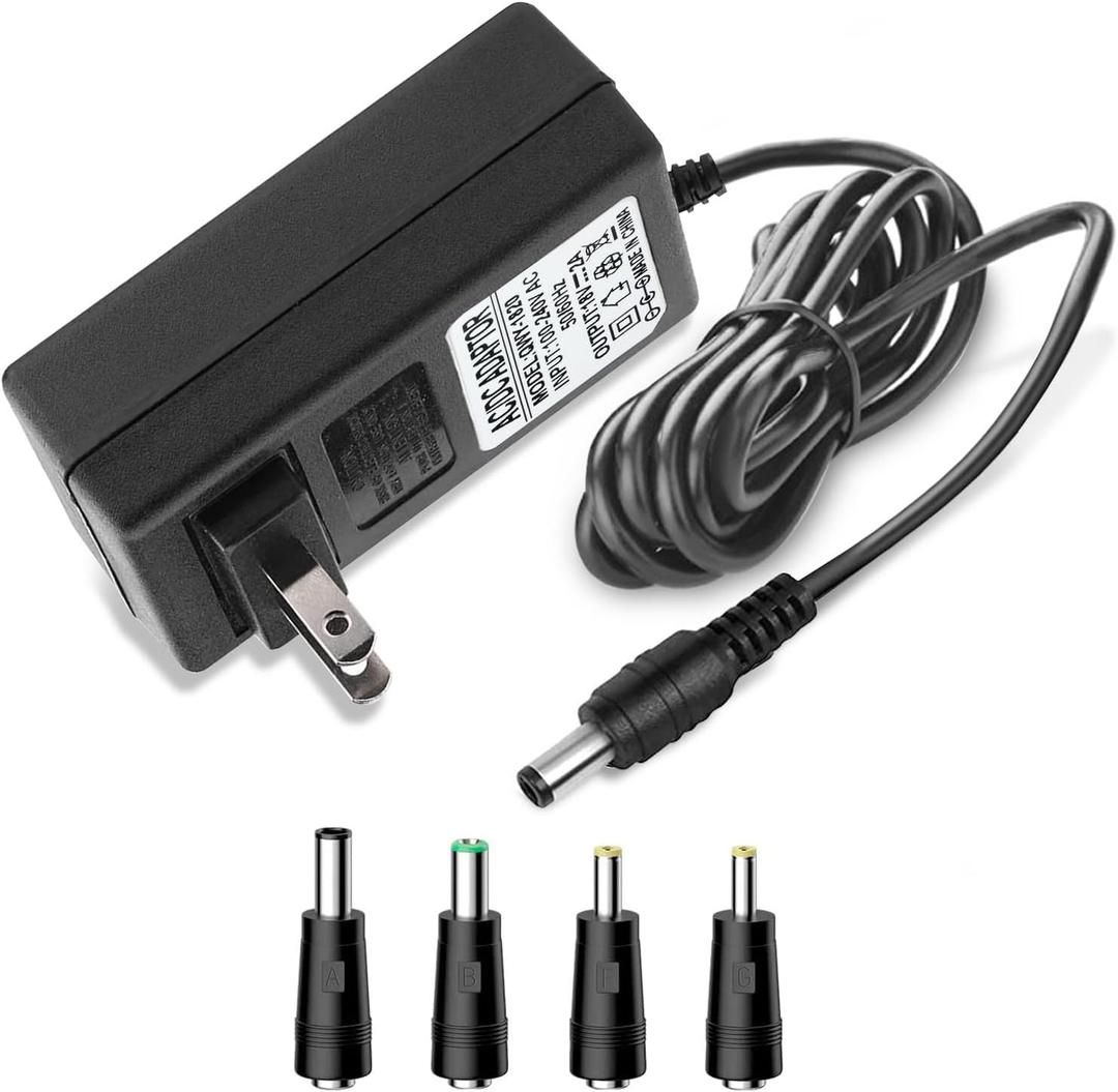 18V Power Supply Adapter Charger Cable Cord Fit for Hyperice 2 Pro Hyperice Go 2 55200, Sharper Image 2437599 1011666 1013002 1012667 1013983 1013985, Vyper 3 2 Go Massager Gun Charger Replacement