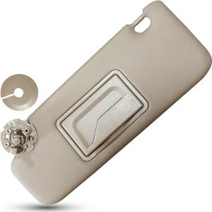 Sun Visor for Chevy Cruze 2011-2019 Sun Visor Replacement Number 95034256 95034253 84126667 84126658 (Left Driver Side) (Beige)