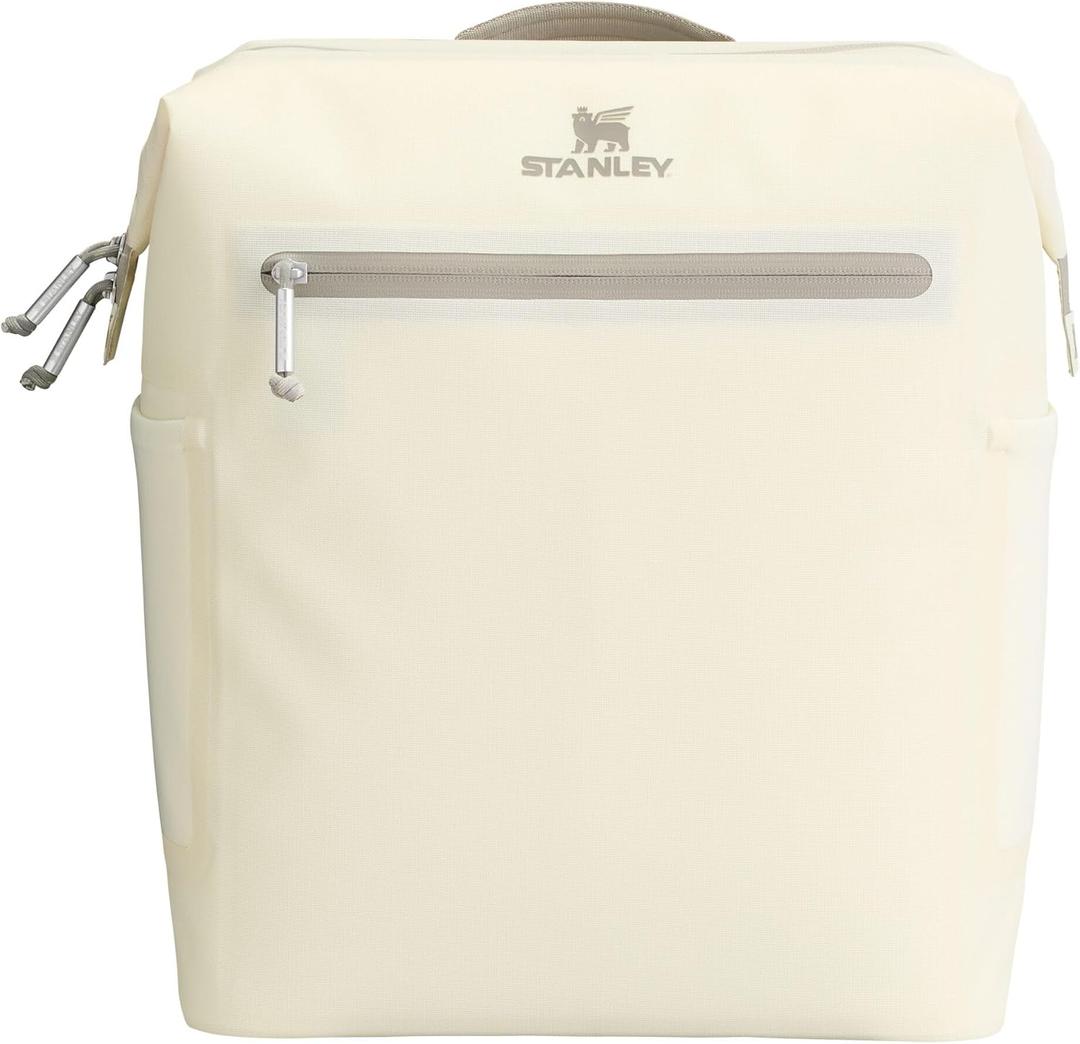Stanley All Day Madeleine Backpack Soft Cooler 20 Can Cooler with Handle and Shoulder Straps Insulated Travel Bag with Zipper BPA-Free, 14.8 Qt