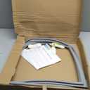Upgrade W10830046 Refrigerator French door gasket is suitable for Whirlpool refrigerator door gasket replacement, replaces AP6048305, W10443241, 4502677, PS12069725, W10163997