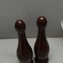 Wood Bedpost Finials Decorative Newel Post Cap Bed Post Finial for Bed Rod Topper Wooden Finial Cap, Classic Dark Brown Cap for Bedpost (Walnut 8.5 inch)