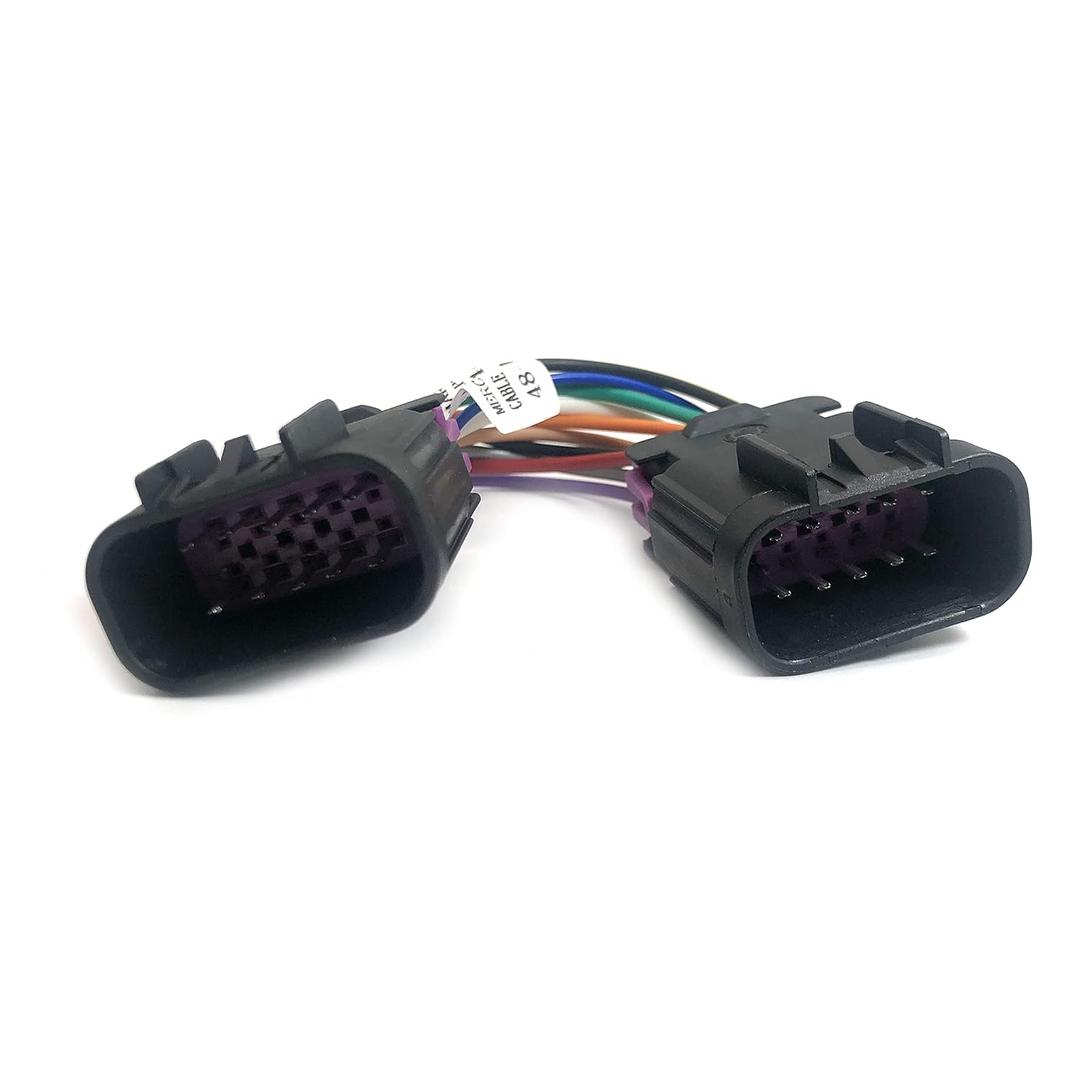 84-892452T01 892452A01 for Mercury Mercruiser Quicksilver Male to Male Cable Adapter Assembly 10-Pin