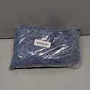 Toilet Rugs U Shaped Washable 20''x20'',Ultra Soft Absorbent Chenille Non Slip Contour Bathroom Rugs for Toilet,Dry Quickly, Machine Washable Bath Mats,Denim Blue