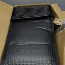8.5 x 11 Bubble Mailers 50 Pack - Outer Size 9x12 Heavy Duty Black Padded mailer with Self Seal, Waterproof Shipping Envelopes, Bubble Wrap Protection for Ecommerce, Non See Through