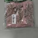 PRETTODAY Women's V Neck Lace Crochet Shirts Button Down Short Sleeve Casual Blouse Tops, Small