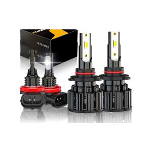 Compatible for 2016 2017 2018 2019 Toyota RAV4 Light Bulbs Fog Lights, Powersports Bulbs for Off road, Plug n Play, 4-Pack