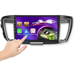 Wireless Carplay Car Stereo for Honda Accord 2.4L 2013-2015 with 10.1-Inch Touchscreen, [Qualcomm 8-core 4+64GB] Android 13 Car Radio Android Auto BT5.1/DSP/Hi-Res Audio/WiFi/SWC/GPS/OTA