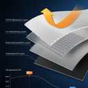 100% Blackout Curtains, Portable No Drill Window Shades, DIY Blackout Window Cover with Hook and Loop, for Bedroom, Baby Nursery, Travel, DormRoom, Apartment (33" x 48")