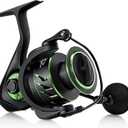 Piscifun Viper X Spinning Reel, Ultralight 6.2:1 High Speed Spinning Fishing Reel, 10+1BB, Carbon Fiber 33 LB Max Drag, 5000 Series