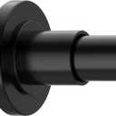 GXOACKJ Black Shower Curtain Rods - 31-68 Inch Spring Tension Shower Rods for Bathroom, Adjustable, No Drilling, No Rust, Stainless Steel