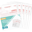 1096 Transmittal Tax Forms 2025, 25 Pack of 1096 Summary Laser Tax Forms, Compatible with QuickBooks and Accounting Software, Use for 1099 NEC, MISC, INT, and Other 1099 Forms