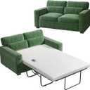 Marsail Pull Out Sofa Bed, Green