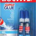LOCTITE Gel Tube 2 -Pack 2-gram Gel Super Glue & 5 oz Krazy String & Nano Magic Screen Cleaning 30 Pack Wipes & Buffalo Industries Cotton Tack Cloth