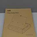 KDD Book Stand for Reading with Storage, Multi-Angle Adjustable Tablet Pillow Holder for Lap, Bed, Desk and Couch, Foldable iPad Holder with Organizer for Book,Tablet, Laptops, E-Reader (4.7"-15")