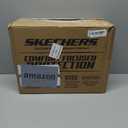 Skechers Car Seat Covers,Leather Seat Covers with GOGA Mat Technology,Waterproof Car Seat Covers Full Sets,Airbag Compatible,Comfort Universal Fit for Most Cars,Vans,Trucks,SUVs,Grey (Black&Gray)