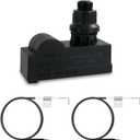 Uniflasy Push Button Grill Ignitor 2 Outlet Electronic Igniter Kit for Charbroil 463436215 461334813 463439914 463436214 463434413 463439915 463436213 463434313 463322613 463462114