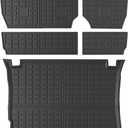 powoq Cargo Mat Compatible with 2011-2021 Jeep Grand Cherokee Cargo Liner Trunk Liner 2022 2023 Grand Cherokee WK Backrest Trunk Mat Replacement for 2011-2021 Jeep Grand Cherokee Accessories