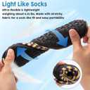 Metog Men Women Water Shoes Quick-Dry Aqua Socks Barefoot Slip-on for Beach Swim Sport Surf Yoga Exercise (8-8.5 Women/7-7.5 Men, Spiral Yellow)