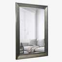WIOWUR Rectangle Mirror for Wall,Farmhouse Rustic Bathroom 20 x 30 inch Mirror with Wood Frame for Living Room,Entryway,Bedroom(Sliver Grey)