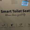KERDE P30B Bidet Toilet Seat - Dual Control (Side Panel & Remote), Warm Water Wash, Heated Seat, Warm Air Dryer, LED Night Light,Existing Toilets Electric Bidet Elongated Electronic Heated Smart
