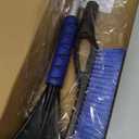 AstroAI 27" Snow Brush and Ice Scrapers for Car Windshield, Detachable Snow Scrapers with Ergonomic Foam Grip for Cars, Trucks, SUVs (Heavy Duty ABS, PVC Brush, Blue)