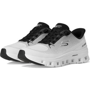 Skechers Women's Arch Fit Glide-Step Pro Hands Free Slip-ins (6, White Black)