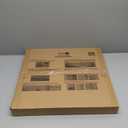 24 PCS 24x24 Inch Slat White Ceiling Tiles, 2x2 Ft Fluted Drop Ceiling Panels for Interior Decor PVC Waterproof Ideal for Bathroom Living Room Bedroom Office Commercial Spaces Cover 96 Sq.Ft