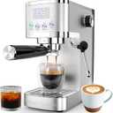 Espresso Machine 20 Bar Espresso Maker with Steam Milk Frother,Compact Stainless Steel Expresso Coffee Machine for Cappuccino Latte Americano, Coffee Maker Gift for Coffee Lovers Home and Kitchen